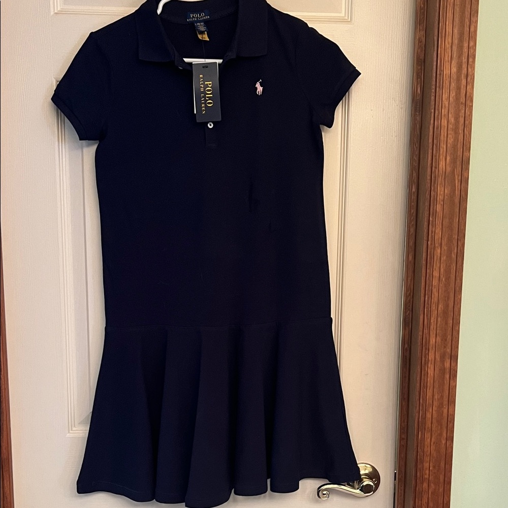 Stretch Mesh Polo Dress Nwt